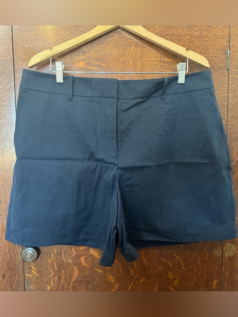 Lafayette 148 New York Navy Tailored Shorts